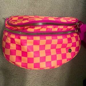 Gold Blush hot pink and orange bum bag